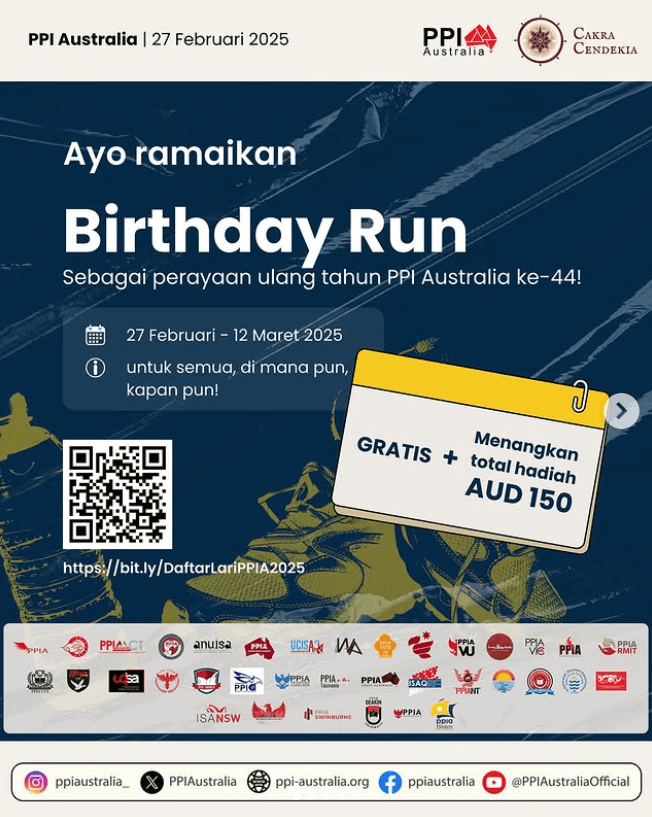 Poster Acara - Birthday Run